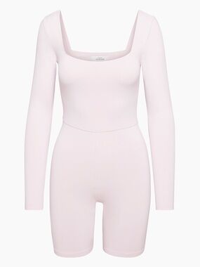 Aritzia Babaton Contour Squareneck Longsleeve Romper